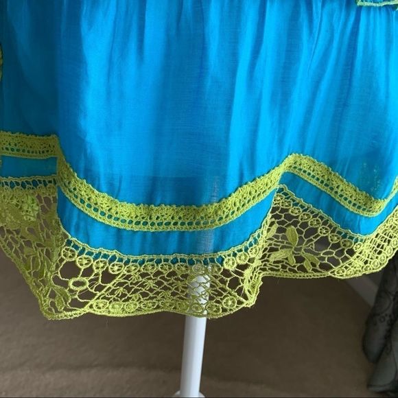 EUC Hale Bob Stitches and Sequins Boho Top - Picture 13 of 16